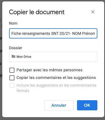 Résultat final